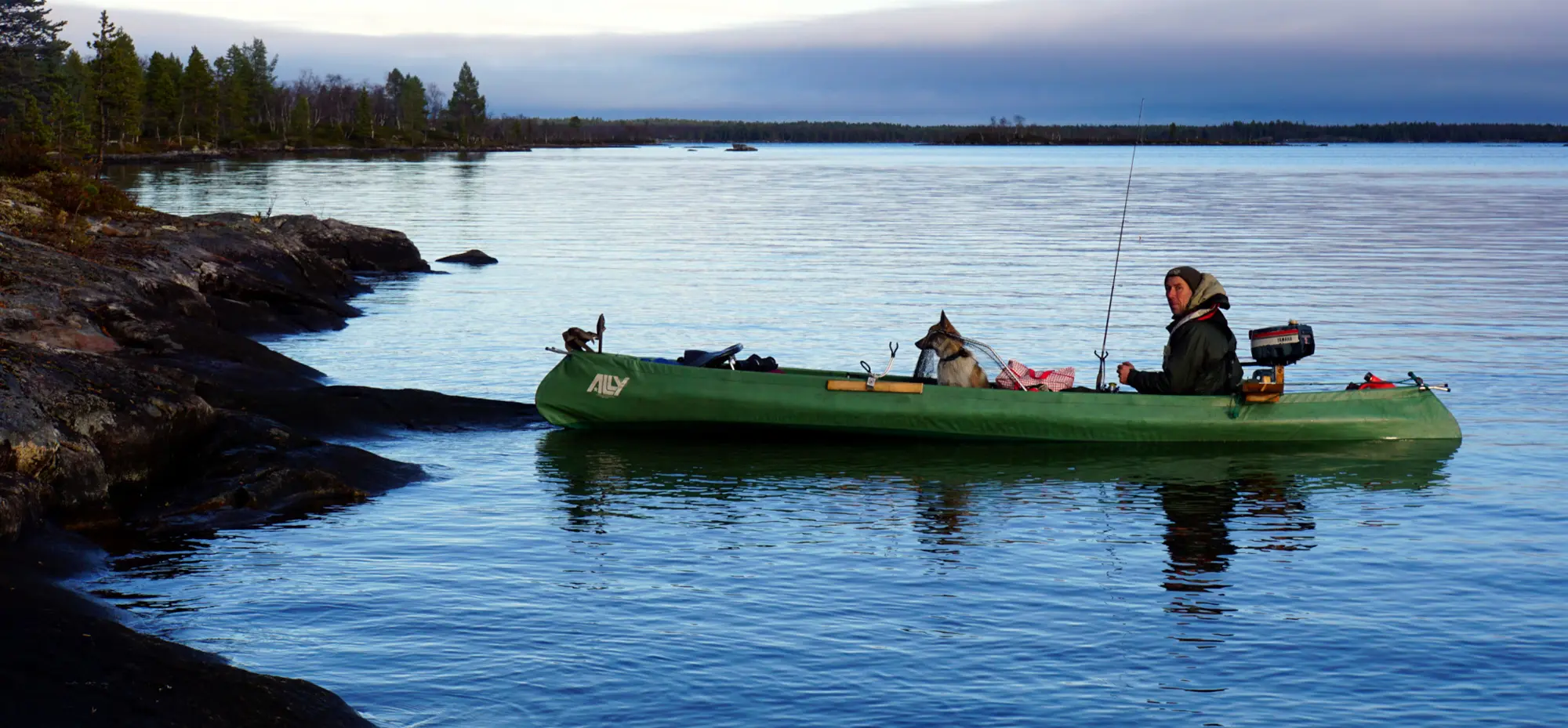 Kanadier, Mensch, Hund, Ivalojoki
